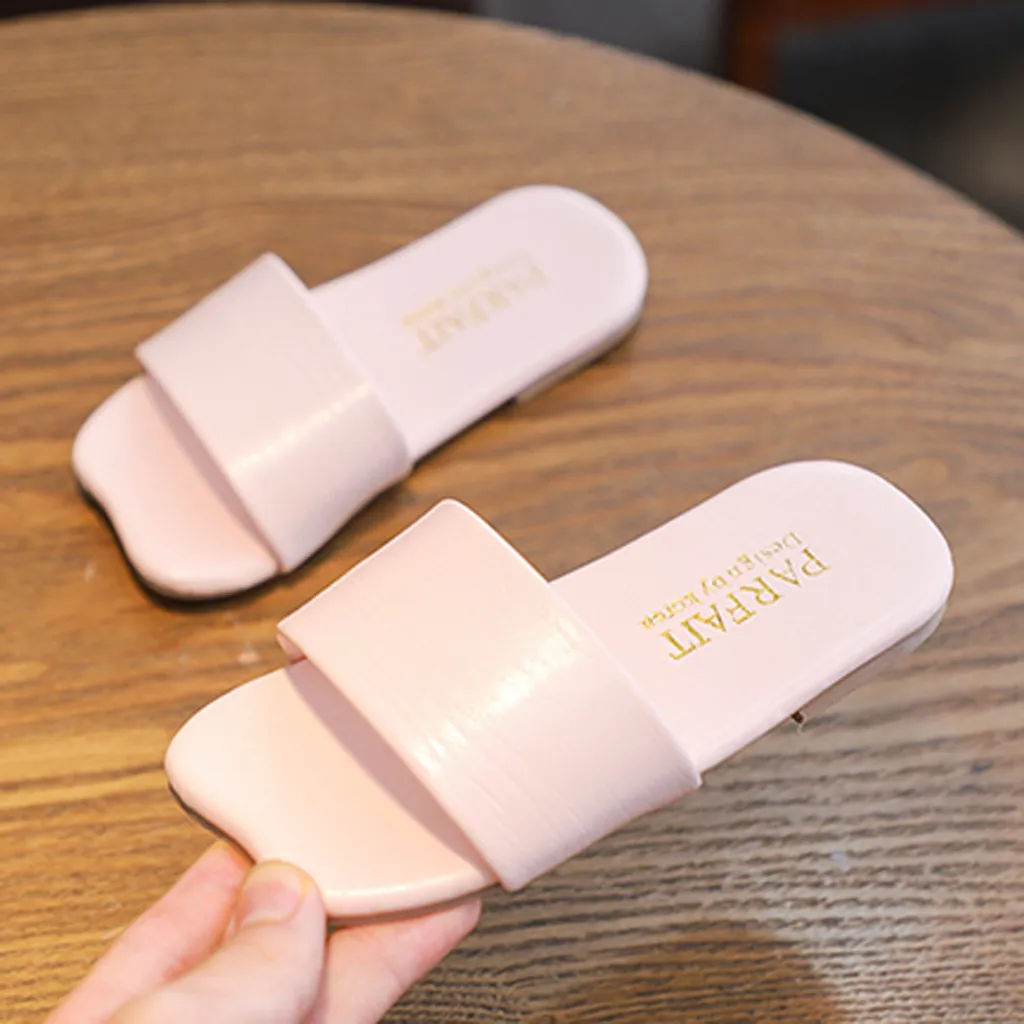

Children's princess non-slip slippers fashion children boys girls summer leather bedroom beach casual slippers 5.30