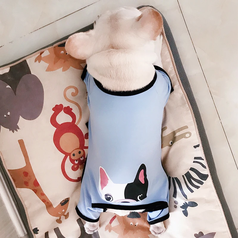

Pet Clothes for Small Dogs Jumpsuit for French Bulldog Cotton Overalls for Yorkie Puppy Rompers Pajamas for Dogs Pet Clothing