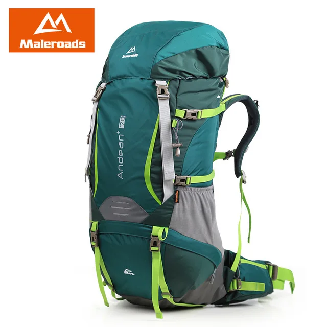 Large 70L Maleroads Professional Waterproof CR Travel font b Backpack b font Camp Hike Mochilas Climb
