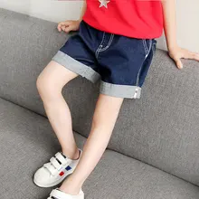 Лето г. детские джинсы для маленьких мальчиков короткие штаны Одежда для мальчиков джинсовые шорты для мальчиков Лидер продаж модные красивые короткие штаны 4681012 13