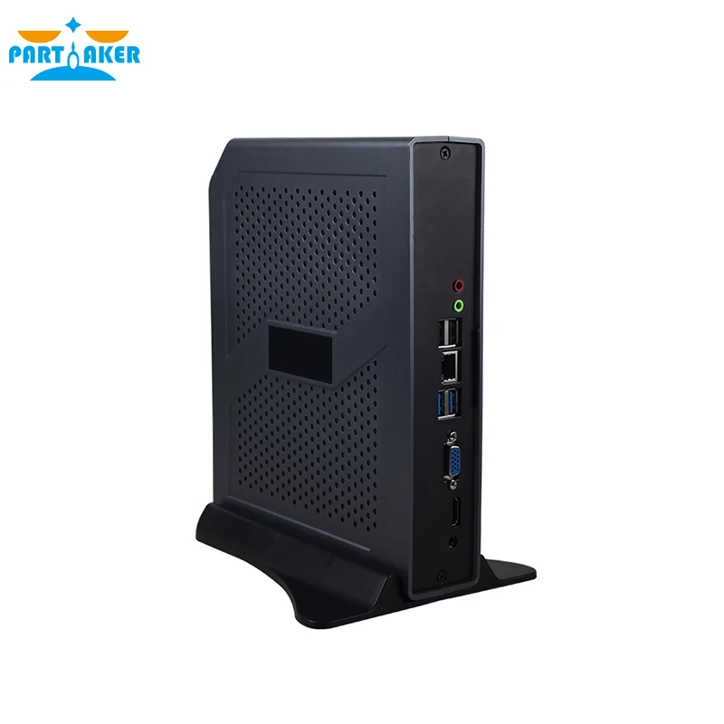 Partaker I3 5005U I5 4200U Fan Mini PC With VGA HDMI Ports