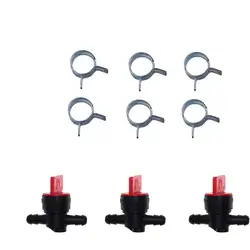 Новый 1/4 "Встроенный прямо топлива газа cut-off/запорный клапан для Бриггс и страттон 494768 697947 5091 Petcock мотоцикл
