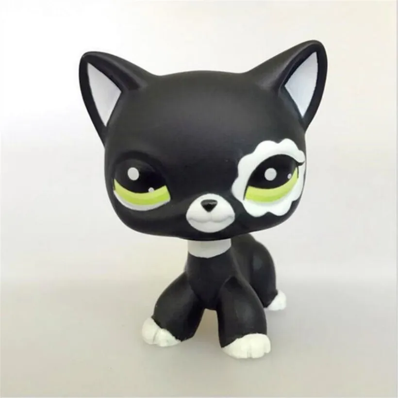 Pet Shop Lps Toys Collections Standing Short Hair Cat Dog Cute Animal Model Action Figure Hot Toys For Children Birthday Gifts