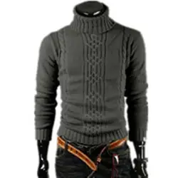 Новинка 2017, мужской толстый теплый свитер, свитер с высоким воротником, Необычные Модные модели, подходящие для британской доставки M \ L \ XL \