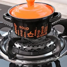 Аксессуары для кухни, фонарь для газовой плиты, сетка из нержавеющей стали, газовая плита, ветрозащитная энергосберегающая круглая крышка, чехол, сетка