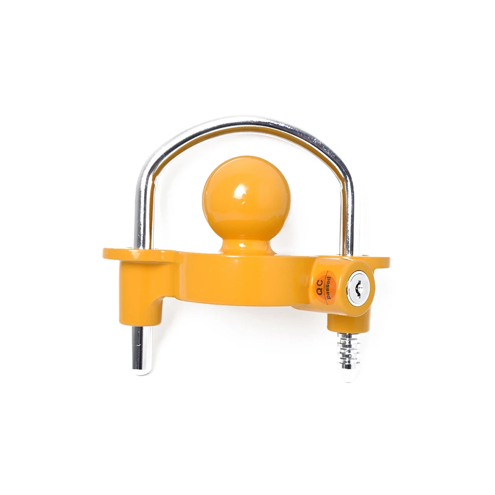 

Universal Trailer Ball Hitch Coupler Lock Adjustable Boat Trailer Coupling Lock