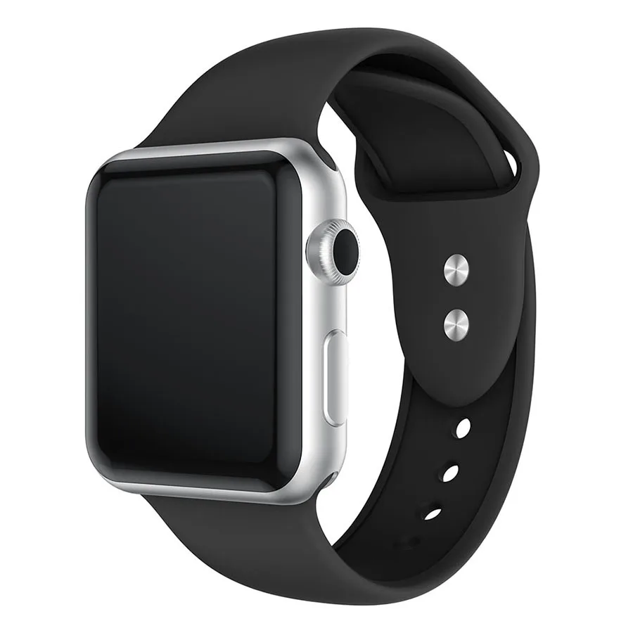 3 шт./компл. силиконовый спортивный ремешок для Apple Watch 5 4 2 1 38 мм 42 Iwatch series 40 44