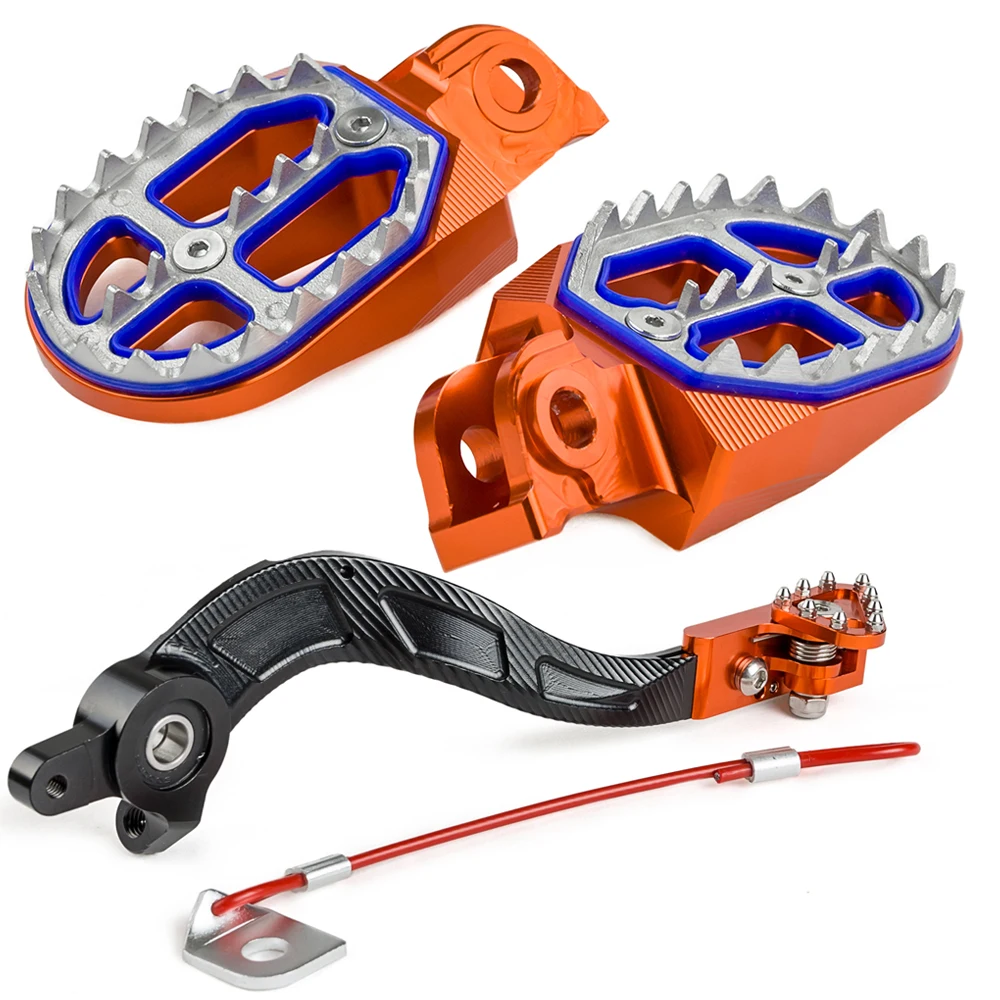 Footrest Footpeg Rear Brake Lever Pedal For KTM SX SX F EXC EXC F XC XC