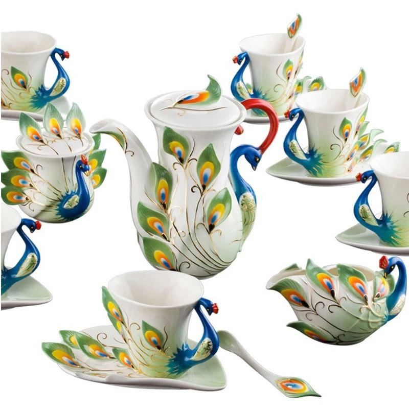 Fast delivery Coffee Mug Set European Teapot Luxury Coffee Mug/Tea Mug