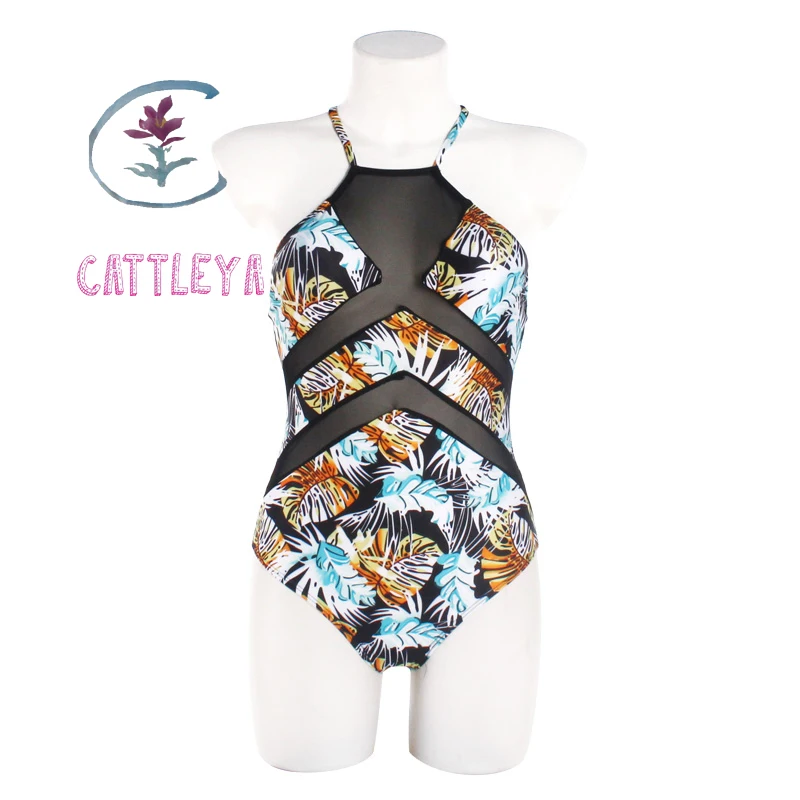 Buy CATTLEYA one piece swimsuit lace bodysuits women