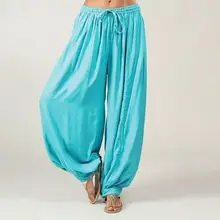 Шаровары для мужчин и женщин, хлопковые мешковатые штаны для мужчин и женщин, индийские брюки Аладдина, хлопковые шаровары