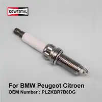 COWTOTAL Platinum Spark Plug for BMW 1 Series Peugeot 308 CC SW Peugeot RCZ Citroen C4 Picasso OE PLZKBR7B8DG ( Pack of 4 )