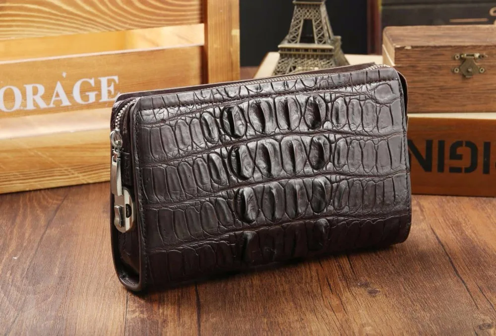 Authentic Stingray Skin Passcode Closure Men's Clutch Bag Genuine Exotic  Leather Male Small ZIP Wristlets Purse Card Holders - AliExpress