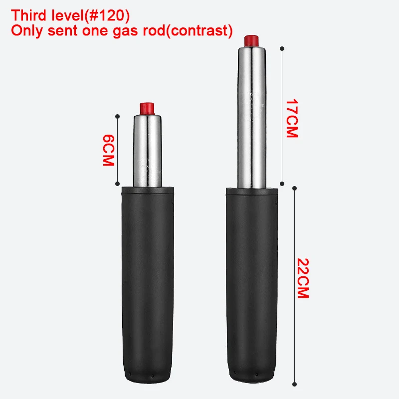 Замена цилиндра подъема газового стула сверхмощный гидравлический пневматический шок поршень взрывозащищенный газовый стержень офисное кресло аксессуар - Цвет: B 120 3