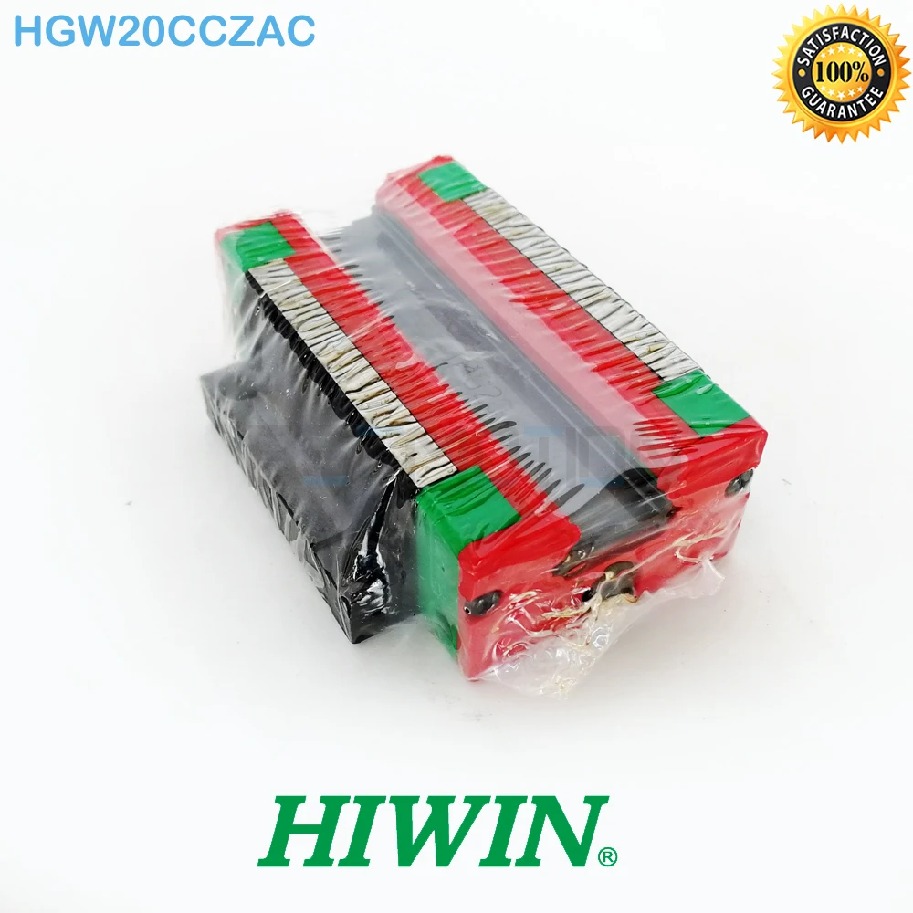 Оригинальная линейная направляющая HIWIN HGR20 2 шт. 750 мм рельса 4 HGW20CC подшипник