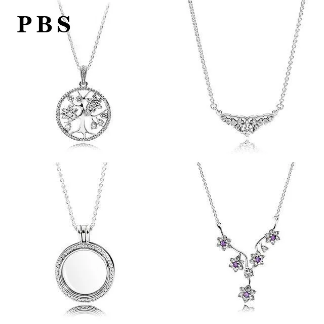 

PBS 100%925 Sterling Silver Original Copy High Quality 1:1 Magic Box Necklace Logo Free Package Manufacturers Wholesale