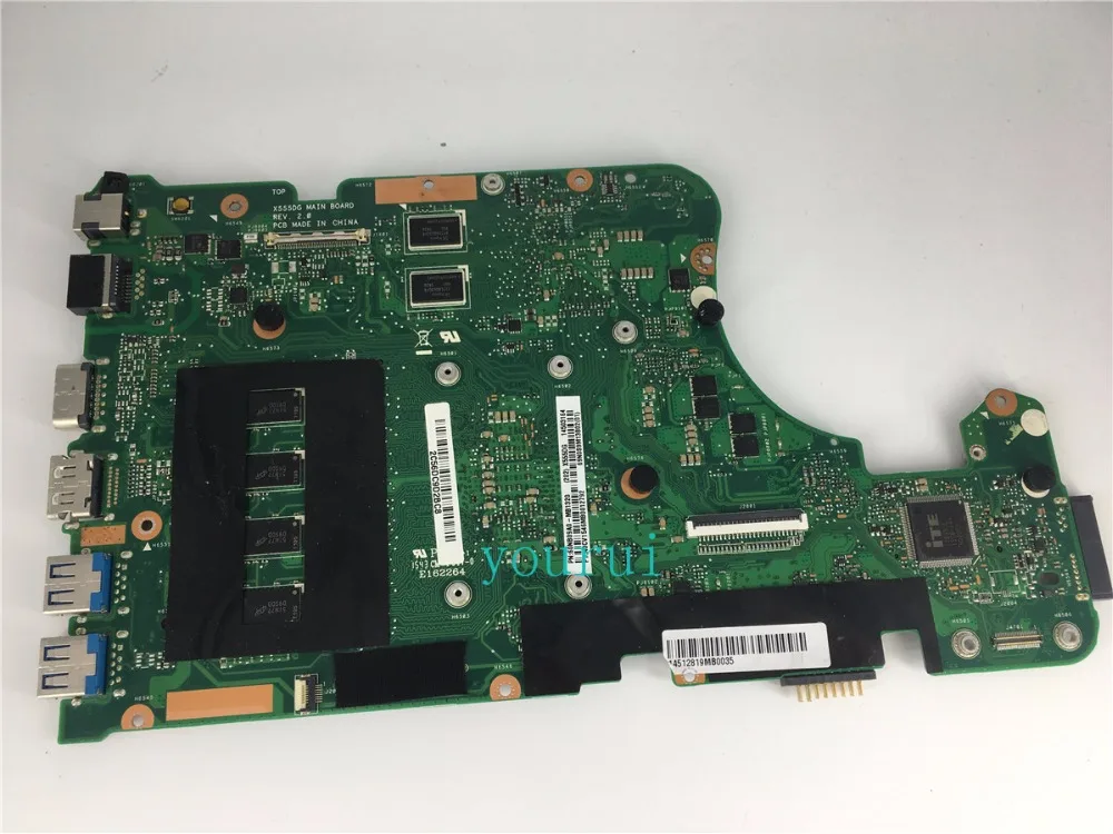  yourui A4-7210CPU 4GB RAM mainboard REV 2.0 For ASUS X555D A555D X555DG X555YI laptop motherboard 9