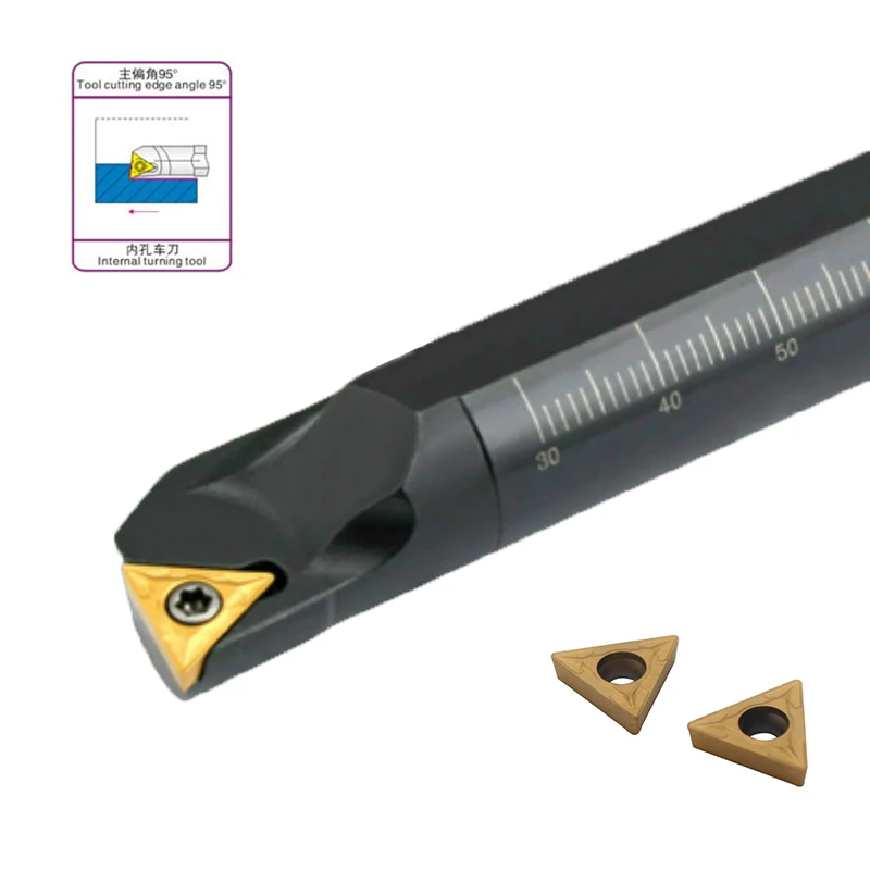 

10pcs TCMT110204 Carbide Insert +1pc 20mm Internal Turning Tool S20R-STUCR11 + 1pc Wrench For Lathe Turning Tool