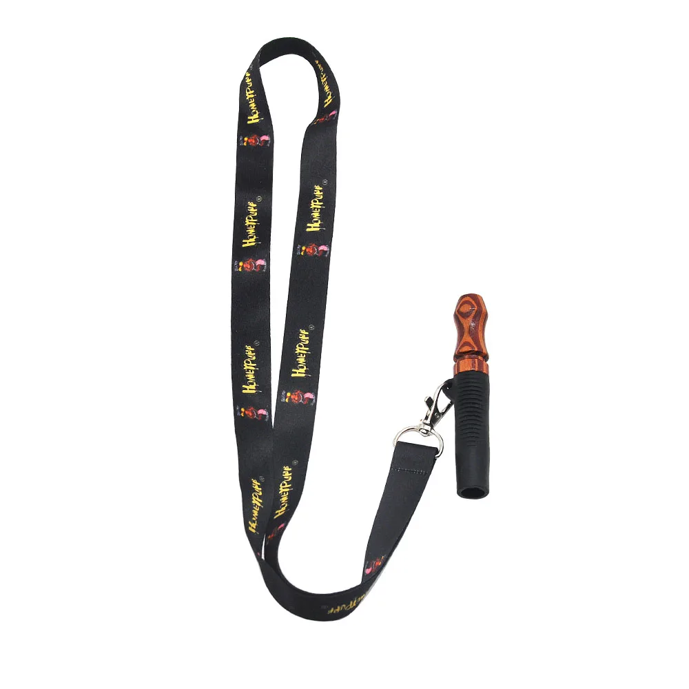 

HORNEYPUFF Hang Rope Strap Style Wooden Grain Acrylic Hookah Shisha Mouthpieces Mouth Tips For Sheesha Chicha Narguile Hose Tube