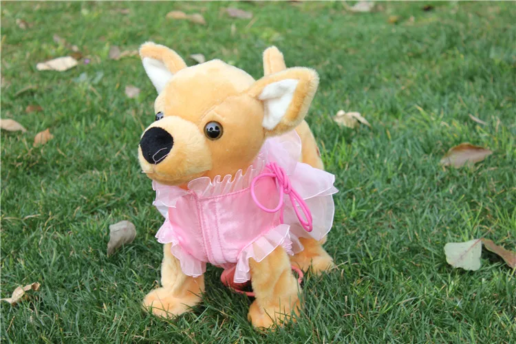 Presentes de Aniversário do Feriado Animais de Estimação Brinquedos do Cão Crianças Figura Ação Eletrônico Robô Casca Carrinho Caminhada Peluche Cães Brinquedos Plsuh Cão 10 Animais eletrônicos