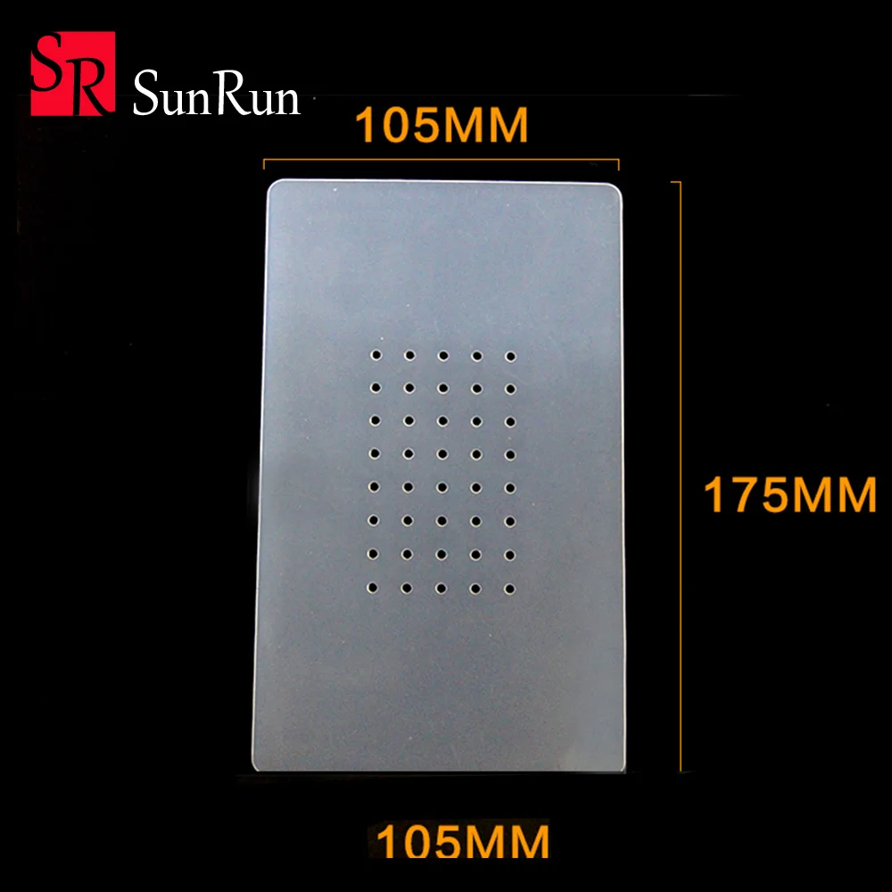 

LCD screen separator silicon pad with hole high temperature vacuum suction pad perforated heat insulation mat for separator