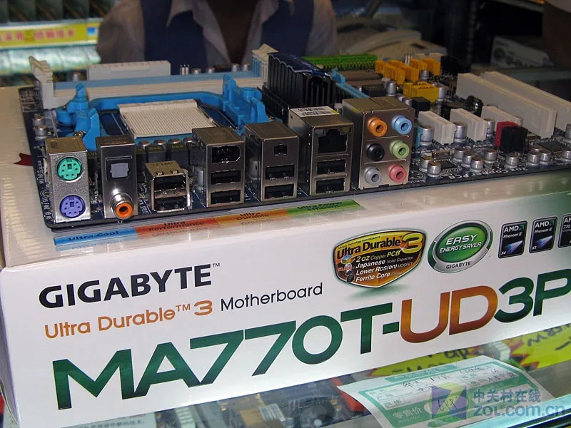 Материнская плата для AMD AM3 Gigabyte материнская DDR3 USB2.0 16G Socket MA770T MA 770 UD3P настольная