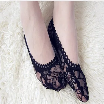 

MZ020 2019 new Women Socks Crystal ladies cheap cotton short lace sock for femal cute invisible sock sexy young girls tube socks