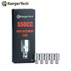5 шт. E-Cig kanger ssocc катушка для kanger subox Mini-C комплект и Subtank/TopTank/Nebox/SUBVOD бак 0.15ohm/0.5ohm/0.2ohm/SS 0.5ohm