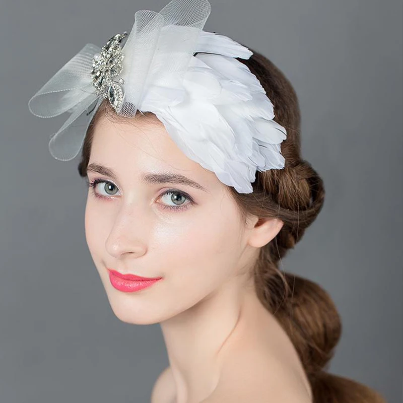 New Cathedral Wedding Veil Vintage Crystal Lace Bridal Headband Hat