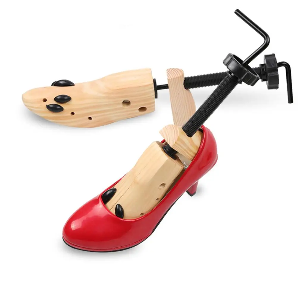 Регулируемый Для Мужчин's Для женщин деревянный левый и правый ботинки носилки приспособление для исправления формы
