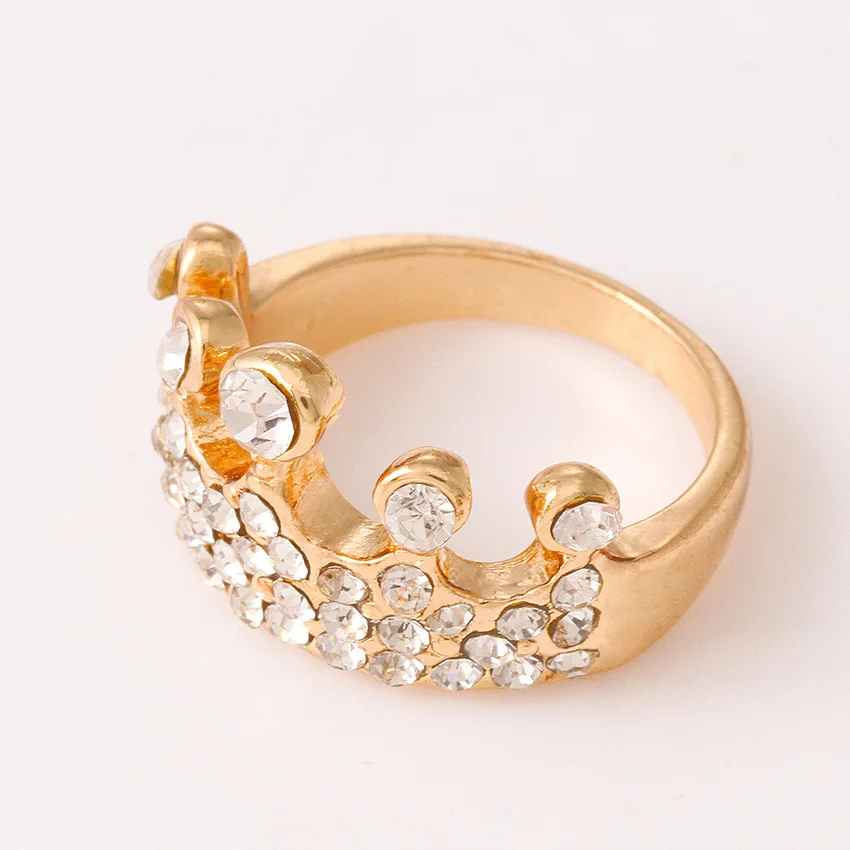 Promise rings for girls floating charm Jewelry Ring Princess Crown New Authentic Ring Wholesale