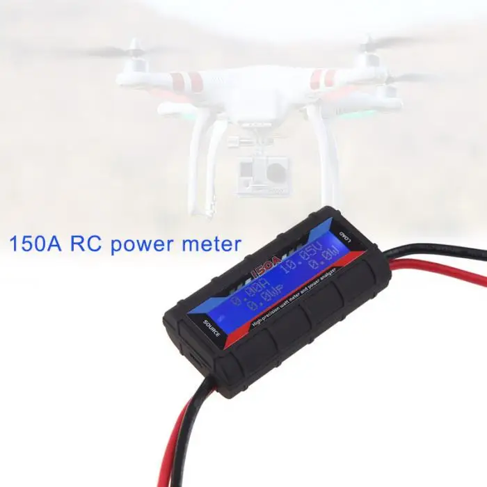 1 шт. Самолет RC модель Ватт метр анализатор мощности цифровой высокой точности 150A SKD88