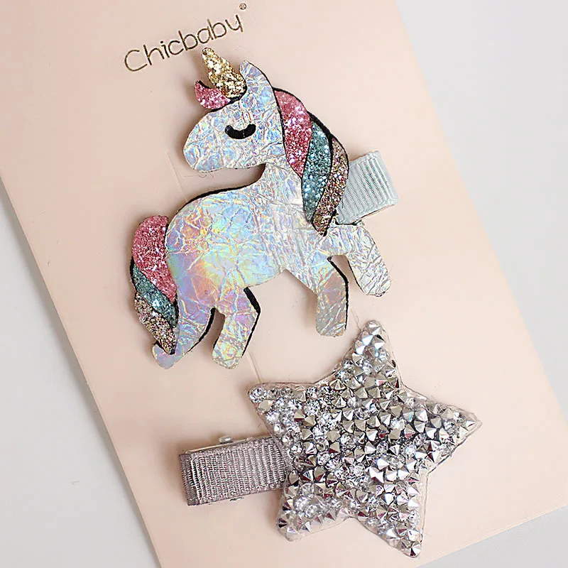 

Children cute horse Hair Pin baby girl's lovely BB Clip pretty Hairpins Side Clips
