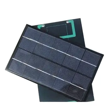 

2W 5V Solar Panel Fan USB Portable Outdoor Solar Charger Polysilicon Generator Travel Quick Charge High Efficiency