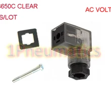 20 шт./лот Din 43650-C линейный разъем для клапана соленоидных катушек разъем DIN43650C w светодиодный светильник AC напряжение