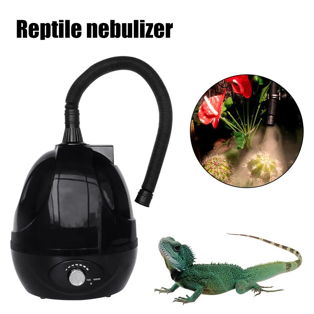 110V/220V 2.5L увлажнитель в форме домашних животных для рептилий Mute тропического леса