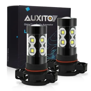 

2x PSX24W H16 H10 H11 H8 881 880 9006 H3 LED Car Fog Lights Lamp White Bulbs For Mitsubishi ASX Lancer 10 9 Outlander Pajero EX