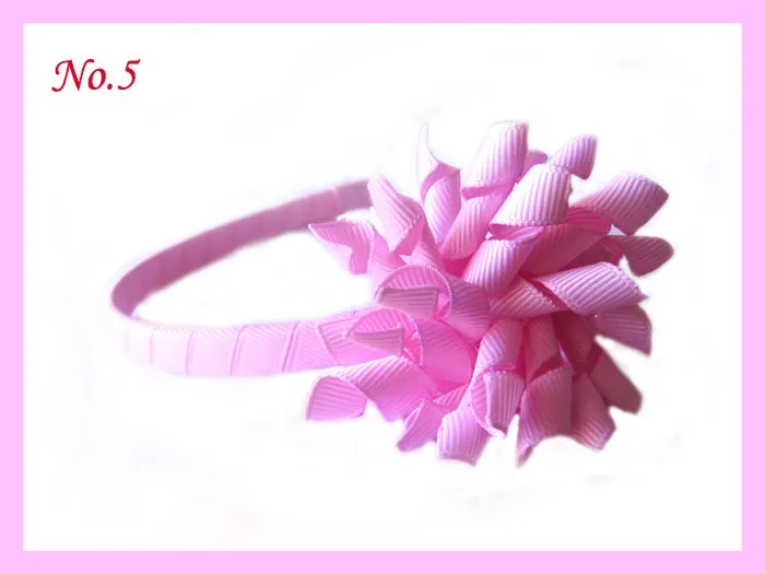 300 шт. Модные Симпатичные повязки на голову разноцветные korker hairbands банты для волос «коркер»