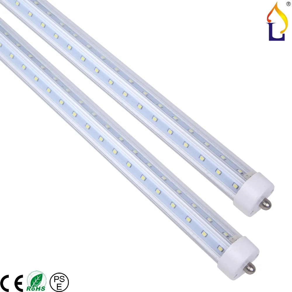 6ft 60W G13/Single Pin T8 V Shape LED Tube Light SMD2835 High