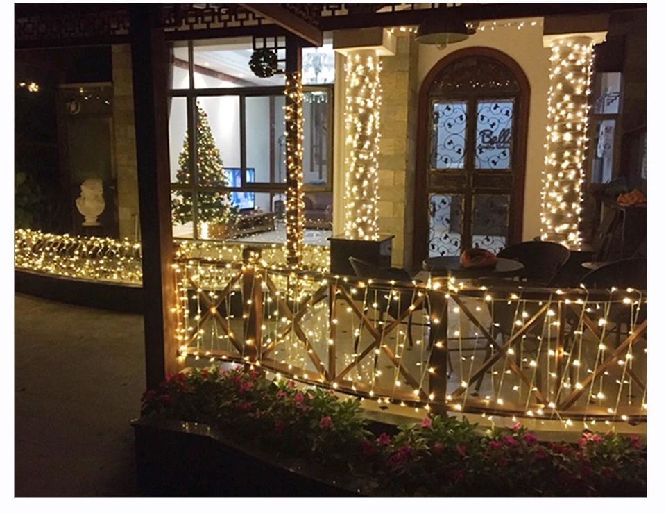 New Year 2M 5M 10M Silver Wire Battery LED String Lights For Christmas Garland Home Party Wedding Decoration Bottle Fairy Lights (16)