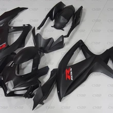 GSXR 750 2008-2010 K8 обтекатели GSXR 600 08 09 Пластик Обтекатели GSXR600 08 09 материя Черный ABS обтекатель