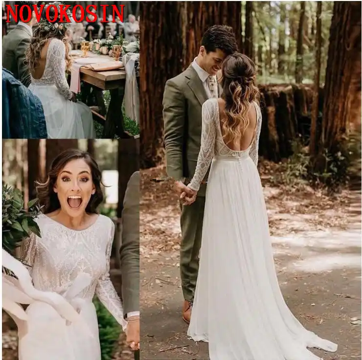 unique bohemian wedding dresses