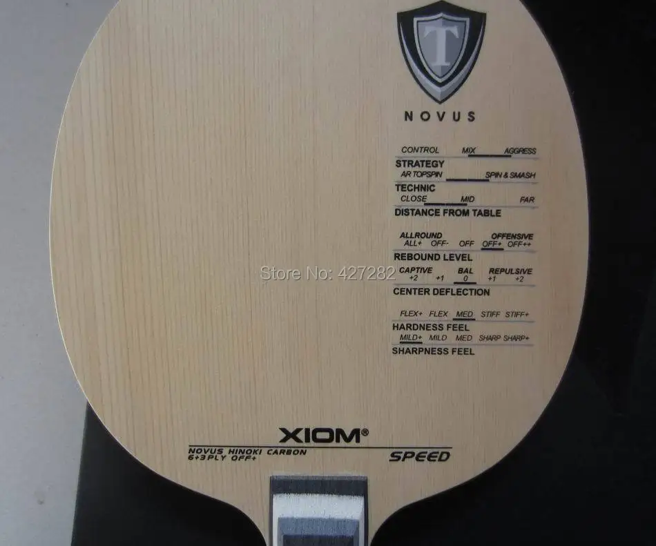 Оригинальный XIOM скорость настольный теннис лезвие ракетка спорт Настольный теннис ракетки крытый спорт лучшее углеродное лезвие