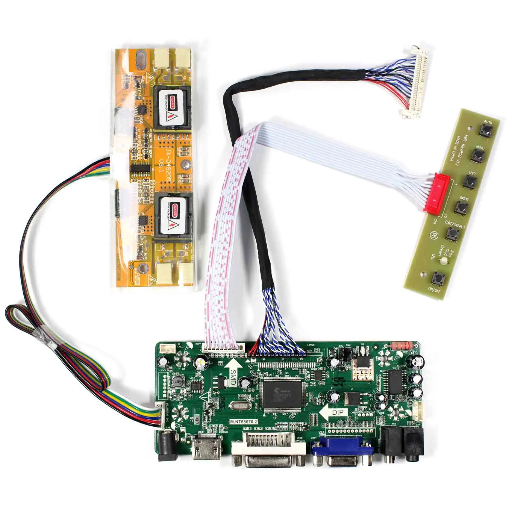 HDMI VGA DVI Аудио ЖК-плата контроллера работает для много ЖК-экран для DIY(обеспечить совместимый комплект контроллера depond на ЖК-типе