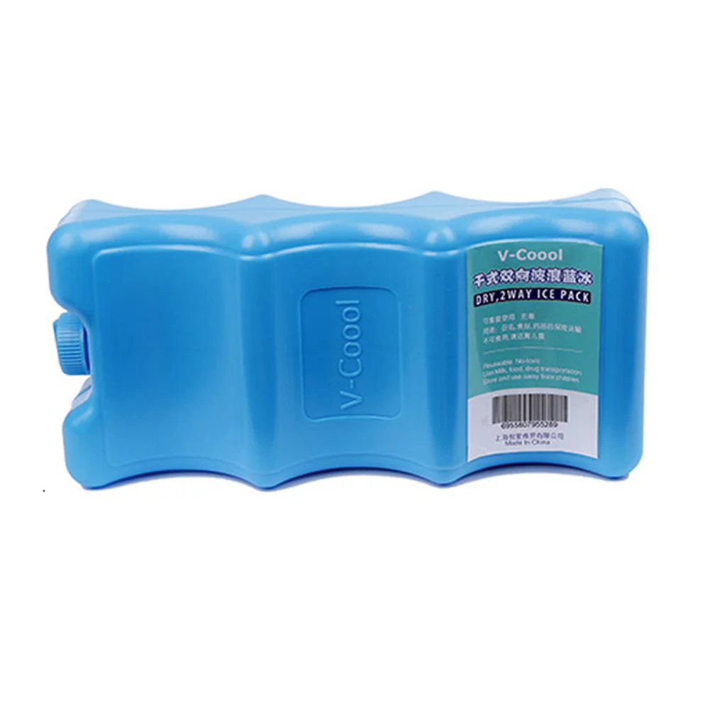 Reusable Freezer Breast Milk Ice Block Brick Travel Picnic Lunch Cooler Pack for Travel baby feeding - Цвет: Синий
