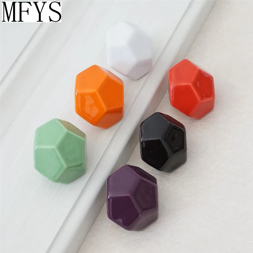 

Drawer Knob Pulls Handles Kitchen Cabinet Door Knob Furniture Hardware Coral Pink White Purple Red Yellow Orange Green Diamond