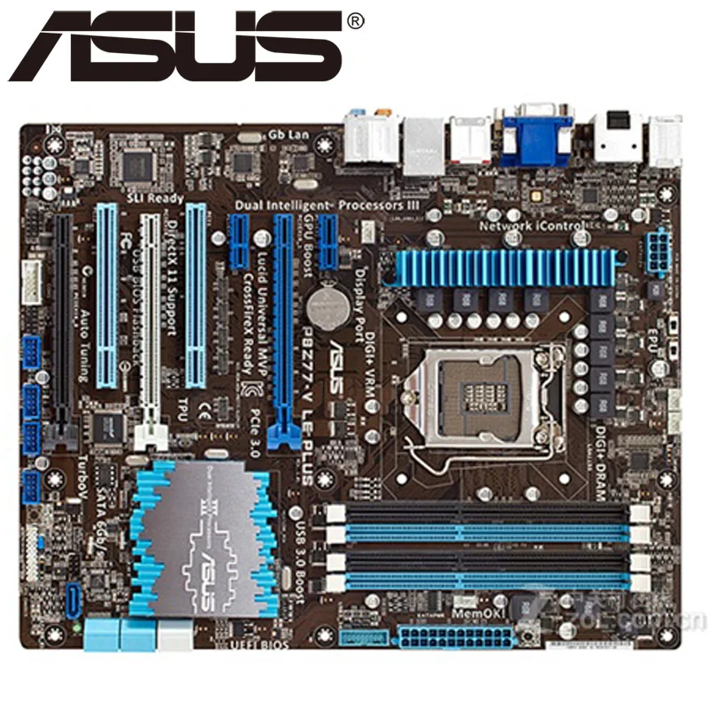 ASUS P8Z77 V LE PLUS Desktop Motherboard Z77 Socket LGA 1155 i3 i5 i7 ...