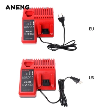 

M12-18C Li-ion Battery Charger For Milwaukee 10.8V 12V 14.4V 18V M12 M18 US/EU