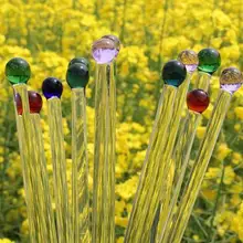 Модное Цветной коктейли Напитки Стекло палочка для перемешивания бар Puddler Мадлер для перемешивания, смешивания палочки ковш мешалка