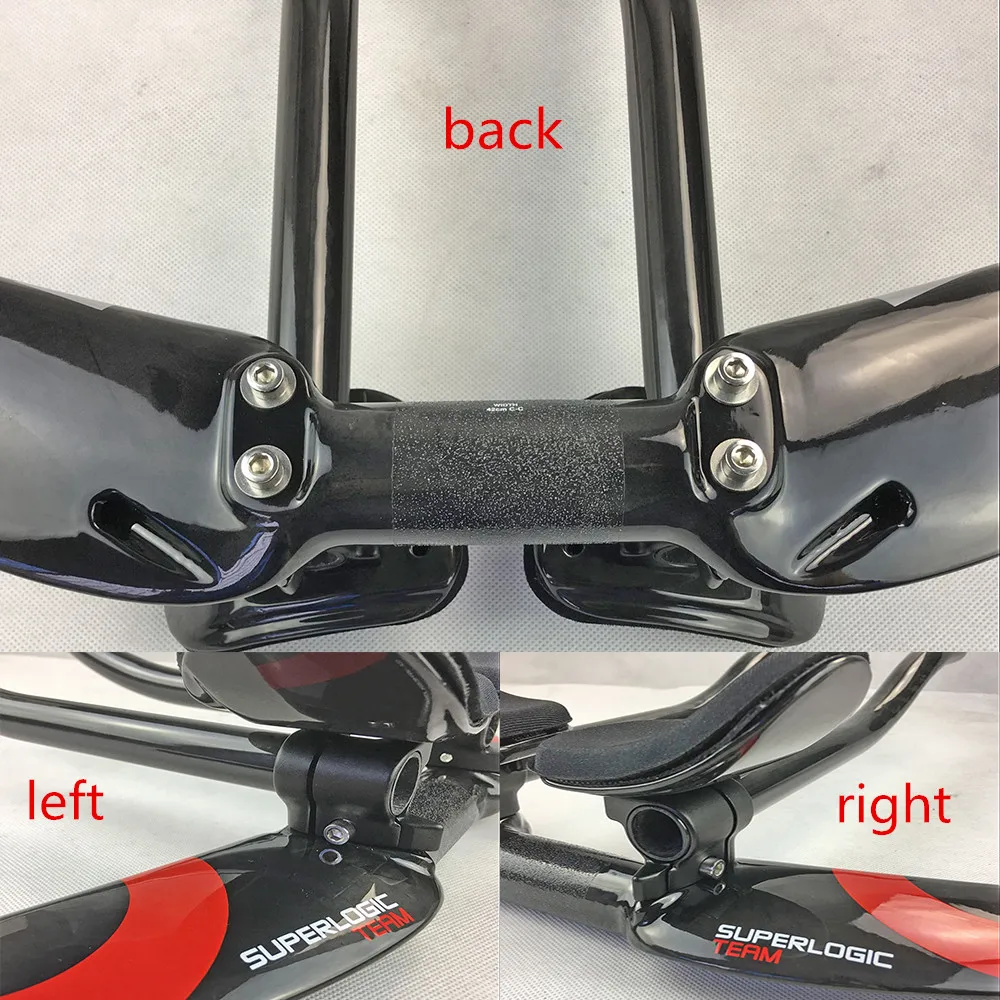 УГЛЕРОДНЫЙ руль высокого качества TT 400/420/440 мм aero велосипедный руль|tt bike handlebars|tt